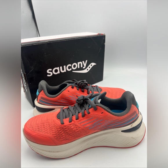 Saucony Endorphin Shift 3 Women’s Sneakers Size 8 Running Shoe Coral/Shadow - Picture 7 of 14